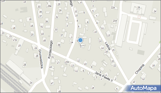 Rudnik nad Sanem, Wyszyńskiego Stefana, ks. prym. kard., 2, mapa Rudnik nad Sanem