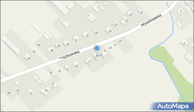 Rybno, Wyszkowska, 25, mapa Rybno