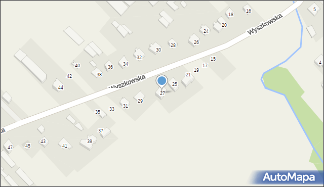 Rybno, Wyszkowska, 27, mapa Rybno