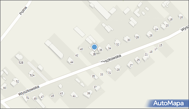 Rybno, Wyszkowska, 38, mapa Rybno