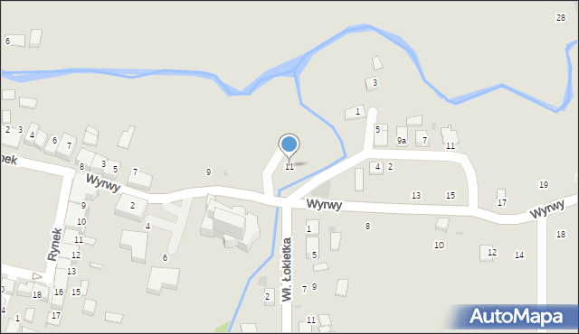 Ryglice, Wyrwy Jakuba, ks., 11, mapa Ryglice