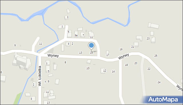 Ryglice, Wyrwy Jakuba, ks., 15, mapa Ryglice