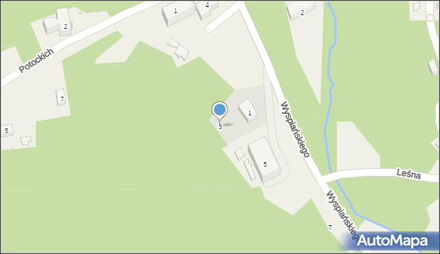 Rymanów-Zdrój, Wyspiańskiego Stanisława, 3, mapa Rymanów-Zdrój