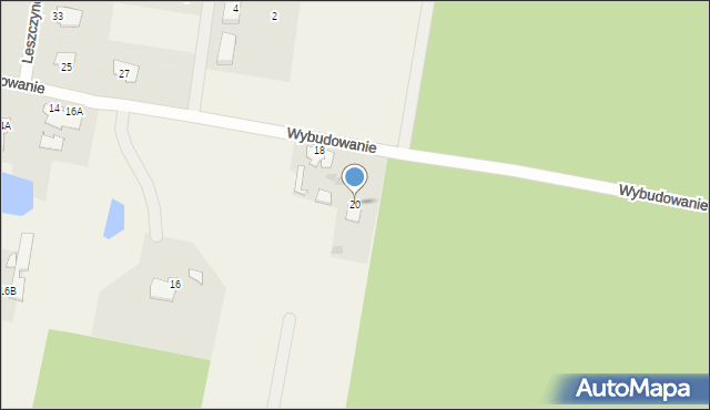 Rynarzewo, Wybudowanie, 20, mapa Rynarzewo