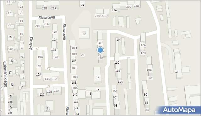 Siemianowice Śląskie, Wyzwolenia, 19A, mapa Siemianowice Śląskie