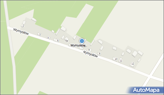 Silnica, Wymysłów, 7, mapa Silnica