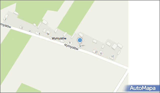 Silnica, Wymysłów, 9, mapa Silnica