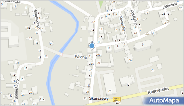 Skarszewy, Wybickiego Józefa, gen., 20, mapa Skarszewy