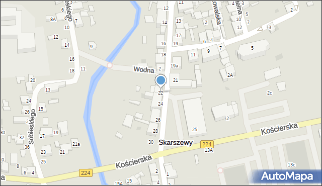 Skarszewy, Wybickiego Józefa, gen., 22, mapa Skarszewy