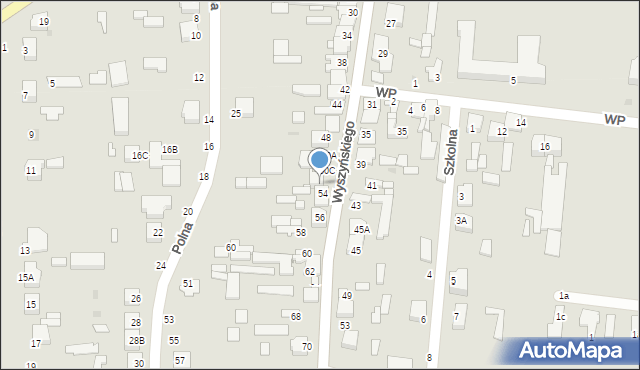 Skaryszew, Wyszyńskiego Stefana, ks. kard., 52, mapa Skaryszew