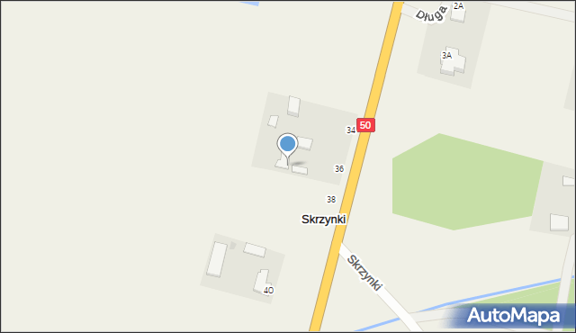 Skarżyn, Wyszogrodzka, 36B, mapa Skarżyn