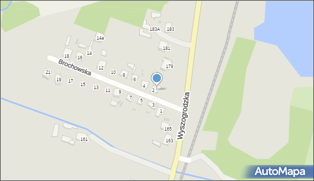 Sochaczew, Wyszogrodzka, 167, mapa Sochaczew