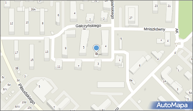 Sokołów Podlaski, Wyspiańskiego Stanisława, 4A, mapa Sokołów Podlaski