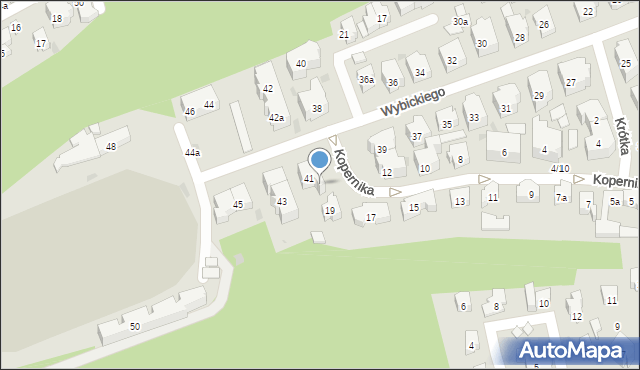 Sopot, Wybickiego Józefa, gen., 41/1a, mapa Sopotu