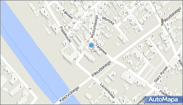 Śrem, Wyszyńskiego Stefana, ks. prym. kard., 13, mapa Śrem