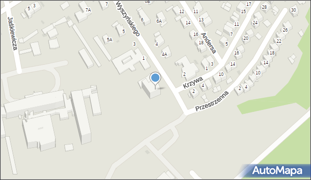 Stalowa Wola, Wyszyńskiego Stefana, ks. prym. kard., 1, mapa Stalowa Wola