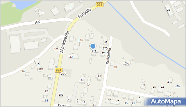 Stanowice, Wyzwolenia, 16B, mapa Stanowice