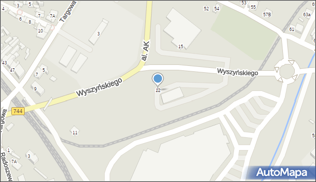 Starachowice, Wyszyńskiego Stefana, ks. kard., 12, mapa Starachowic