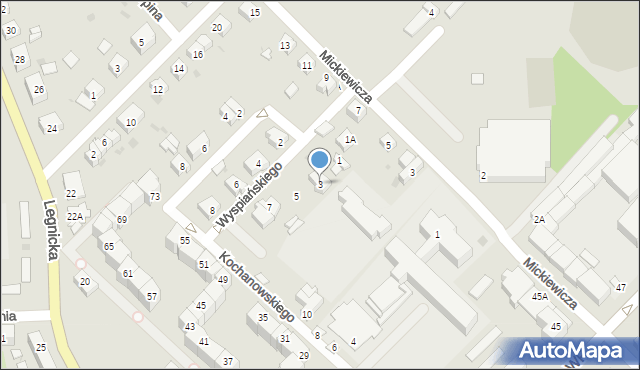 Strzegom, Wyspiańskiego Stanisława, 3, mapa Strzegom