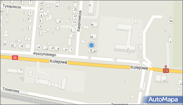 Strzelno, Wyszyńskiego Stefana, ks. kard., 4, mapa Strzelno