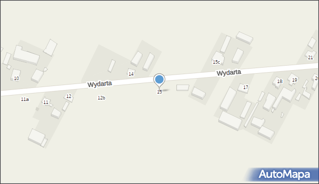 Strzyżew, Wydarta, 15, mapa Strzyżew