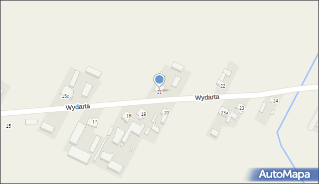 Strzyżew, Wydarta, 21, mapa Strzyżew