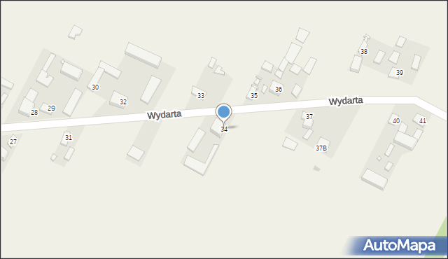 Strzyżew, Wydarta, 34, mapa Strzyżew