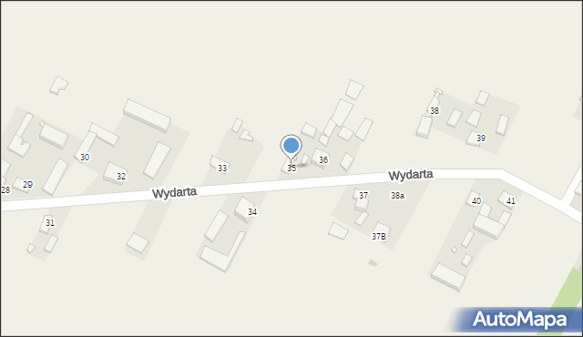 Strzyżew, Wydarta, 35, mapa Strzyżew