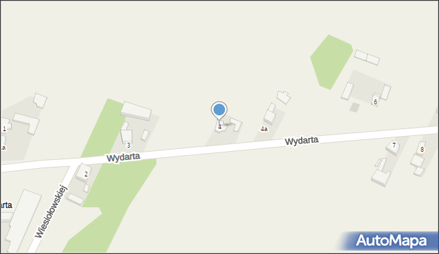 Strzyżew, Wydarta, 4, mapa Strzyżew