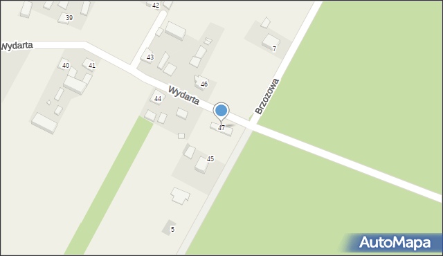 Strzyżew, Wydarta, 47, mapa Strzyżew