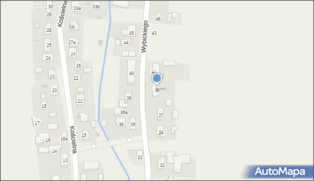 Subkowy, Wybickiego Józefa, gen., 38, mapa Subkowy