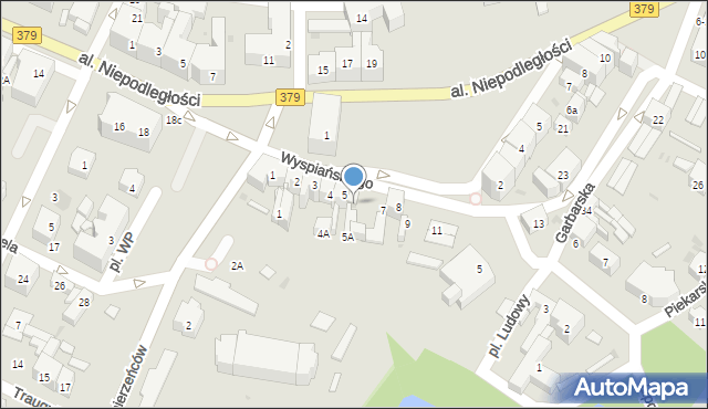 Świdnica, Wyspiańskiego Stanisława, 6, mapa Świdnicy