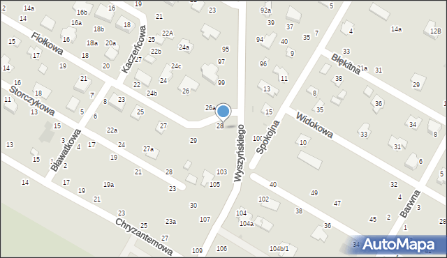 Świdnik, Wyszyńskiego Stefana, ks. kard., 101, mapa Świdnika