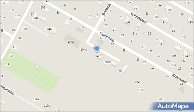 Świdnik, Wyszyńskiego Stefana, ks. kard., 104F, mapa Świdnika