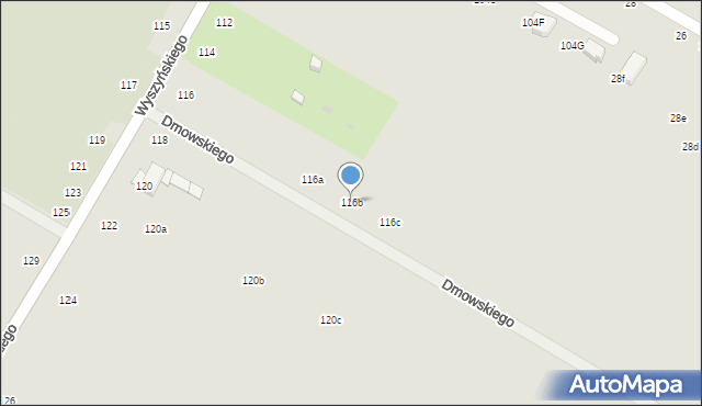 Świdnik, Wyszyńskiego Stefana, ks. kard., 116b, mapa Świdnika