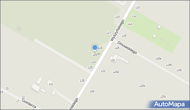Świdnik, Wyszyńskiego Stefana, ks. kard., 121, mapa Świdnika