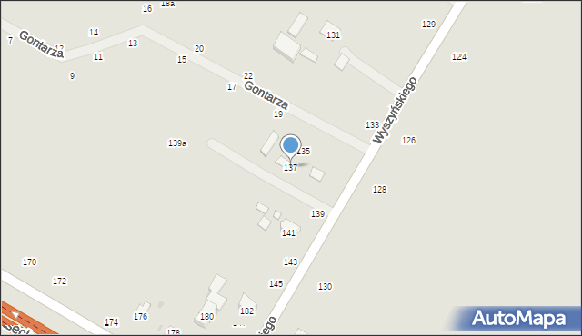 Świdnik, Wyszyńskiego Stefana, ks. kard., 137, mapa Świdnika