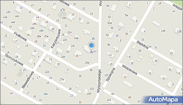 Świdnik, Wyszyńskiego Stefana, ks. kard., 99, mapa Świdnika