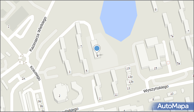 Świecie, Wyszyńskiego Stefana, ks. kard., 9, mapa Świecie