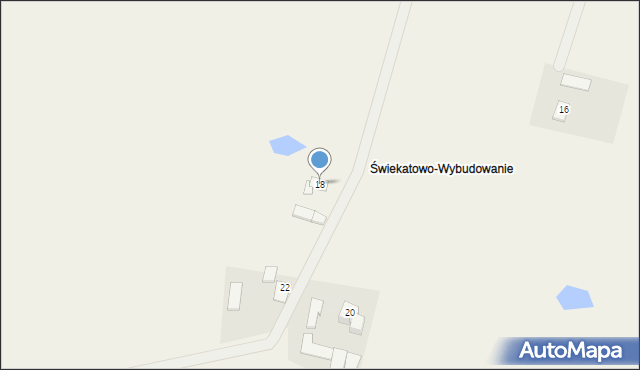 Świekatowo, Wybudowanie, 18, mapa Świekatowo