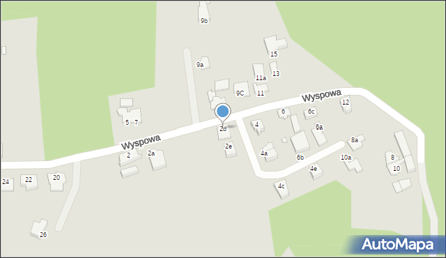 Świnoujście, Wyspowa, 2d, mapa Świnoujście