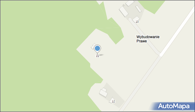 Sypniewo, Wybudowanie, 11, mapa Sypniewo