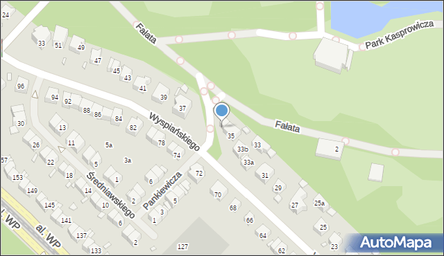 Szczecin, Wyspiańskiego Stanisława, 35A, mapa Szczecina