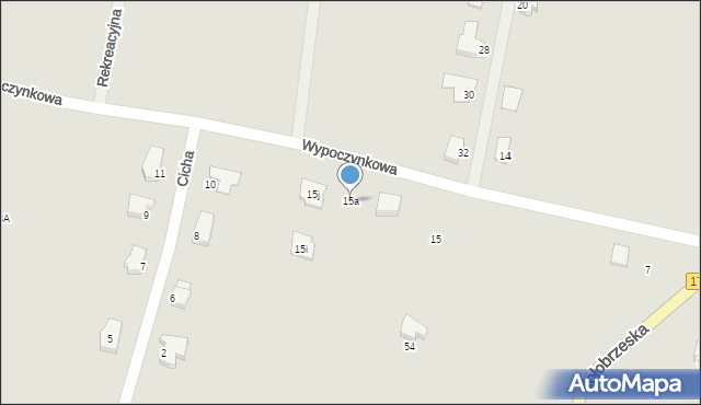 Szczecinek, Wypoczynkowa, 15a, mapa Szczecinek