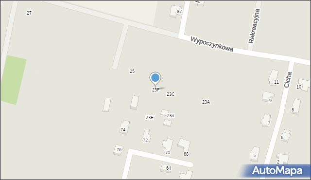 Szczecinek, Wypoczynkowa, 23F, mapa Szczecinek