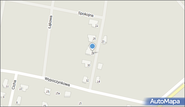 Szczecinek, Wypoczynkowa, 28, mapa Szczecinek