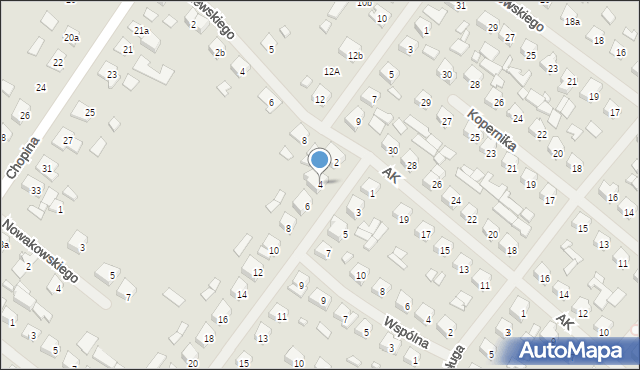 Szczytno, Wyszyńskiego Stefana, ks. kard., 4, mapa Szczytno