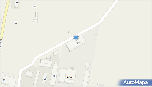 Szówsko, Wyszyńskiego Stefana, ks. kard., 27B, mapa Szówsko