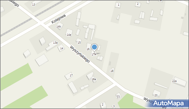 Szulborze Wielkie, Wyszyńskiego Stefana, ks. kard., 17, mapa Szulborze Wielkie