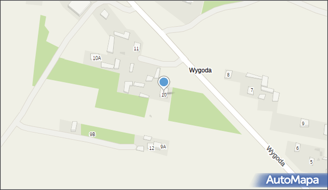 Szumów, Wygoda, 10, mapa Szumów